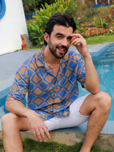 Campus Sutra - Geometric Block Oversized Shirt